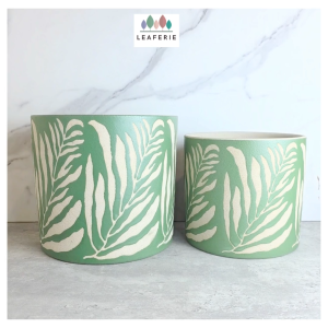 The Leaferie Lierre ceramic pot flowerpot flower plant pots planter planters