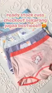 TYW308 Celana Dalam Anak Perempuan Celana Dalam Boxer Anak Perempuan Motif Bahan Katun Random 4 Pcs