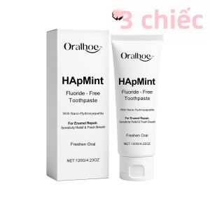 Kem Đánh Răng ORALHOE Fresh Mint Probiotic Chăm Sóc Nướu 120g - Công Thức Làm Sạch Răng Miệng Hàng Ngày Chống Hôi Miệng Cho Người Lớn