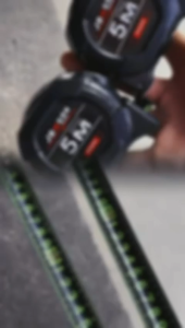 Fluorescent Shockproof Steel Measuring Tape 5M High Precision Rustproof Tool Pita Pengukur Besi