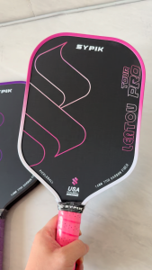 Pickleball Paddle Raw Carbon Fiber T700 Surface for Spin and Control - USAPA Approved Pickleball Pad