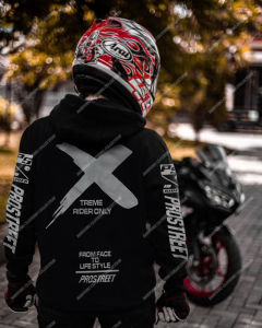 Hoodie Prostreet Xtreme Black Edition Jaket Sunmori Rider Pria Motor / Sweater Cowok Distro / Hoodie Sweater Jaket Prostreet / Sweater Keren Pria Distro Viral