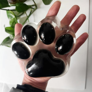 1PC Big Cat PAW Squishy ของเล่น CLEAR บีบความเครียดบรรเทาของเล่นหยิก Squishy Executive โต๊ะของเล่นความเครียดลูกเด็กผู้ใหญ่ของขวัญ
