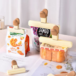 4 Pack Chip Bag Clips Foods Snacks Bag Clips for Food  Storage Plastic Food Bag Clips