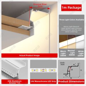 LIANGJIAXING | Recessed Wash Wall Light Strip Embedded Lighting