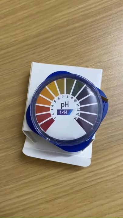 Giấy quỳ (Giấy chỉ thị màu) đo độ ph, thử axit, bazo cuộn 5m kèm bảng ...