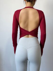 SKINOFSKIN | Fixed Cup Sweat-Wicking Fitted Backless Yoga Top