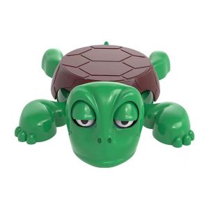 3D Printed Fun Turtle Coaster Press-Activated Eye Change Stress Relief Toy Non-Slip Cup Mat Gift for Kids Office Home
