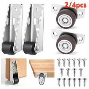 Mini Silent Furniture Wheel Side Mounted Directional Wear-resistant Sliding Door Roller Office Furniture Rubber Caster Wheel