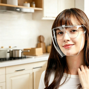 Oil Splash Guard Mask for Cooking Anti-fume Face Protection