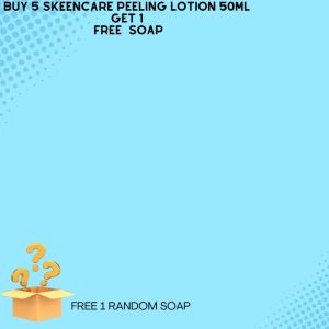 Buy 5pcs Peeling Lotion Get 1 Free Soap
