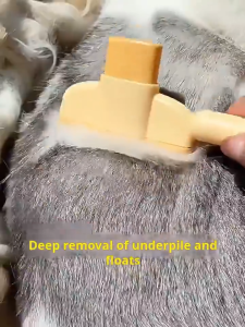 Pet Hair Remover Brush Cat Dog Comb Cleaning Grooming Tool One-Key Comb Tangled Hair Grooming Tool