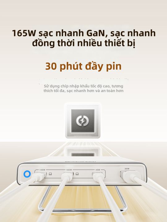 MOVESPEED | Trạm Sạc Nhanh Để Bàn MOVESPEED 165W - Công Nghệ GaN, Sạc ...