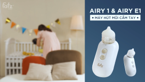 Máy hút mũi cầm tay cho bé FATZ BABY Airy 1 NC007 dễ vệ sinh an toàn cho trẻ sơ sinh nhỏ gọn nhẹ