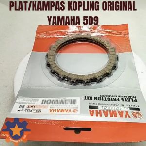 PLAT KOPLING YAMAHA 5D9 JUPITER Z1 Z NEW ROBOT VEGA ZR RR ORISINIL ASLI YGP KANVAS PELAT KAMPAS