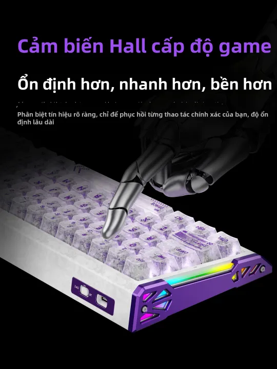 XINMENG | Bàn Phím Cơ Từ Tính ZERO68 Không Dây - 3 Chế Độ, Rapid Trigger, Vỏ Carbon | BigBuy360 - bigbuy360.vn XINMENG | Bàn Phím Cơ Từ Tính ZERO68 Không Dây - 3 Chế Độ, Rapid Trigger, Vỏ Carbon | BigBuy360 - bigbuy360.vn