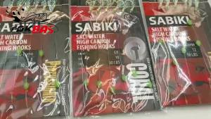 TAKBAS 5pcs/30 Hooks Sabiki Rigs Mackerel Fishing Bait Rigs for Freshwater/Saltwater Pre Tied Sea Fishing Rigs