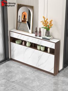 QIANGXIANG | Slender Modern Lightweight Rock Slab Sideboard