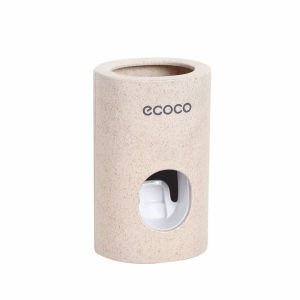 Automatic Toothpaste Dispenser Dust-proof Toothbrush Holder Wall Mount Stand Toothpaste Squeezer Bathroom Accessories Set