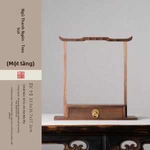 ZHANGXIAOFENG | Giá Đỡ Bàn Chải Gỗ Hạt Dẻ Sang Trọng
