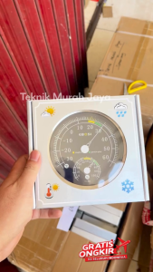 TH 603 Hygrometer Thermometer Humidity Analog Meter Ukur Kelembapan Perkebunan Panen Kandang Ayam