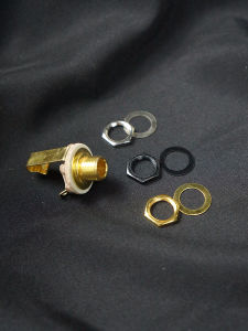 Back Wave Instrumental Music กีตาร์ไฟฟ้าเอาต์พุตเสียงแจ็ค Nut Pad 6.35 มม. UK สกรู Cap Hex สกรูอุปกรณ์เสริม