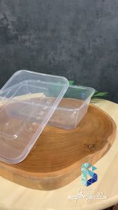 Thinwall Persegi Panjang 750 ml Berlian isi 25 food container box tempat kotak makan plastik murah