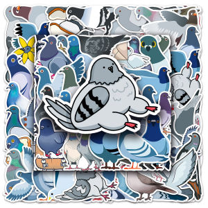 Động Vật Dễ Thương Bồ Câu Graffiti Dán Hoạt Hình Chim Bồ Câu Đề Can Cho DIY Ốp Điện Thoại Laptop Bình Nước 10/30/50 Bộ