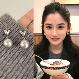 Unique Pearl Design No-Drill Mosquito Coil Tray Clip-On Earrings: A Fashionable Simple Daily Women's Jewelry