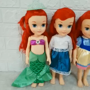 {XÃ KHO} Búp Bê Dis..Ney Mỹ Nàng Tiên Cá 39 Cm - Dis..Ney Princess Ariel Toddler 16 Inch Doll (Hàng Tồn Kho)