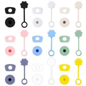 Silicone Spill Stopper Set Reusable Straw Cap Spill Stopper Spill Leak Stopper Set for Stanley Cup 1.0/2.0