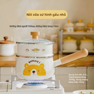 SHUEHO | Nồi Sữa Sứ Cho Bé & Sử Dụng Cá Nhân