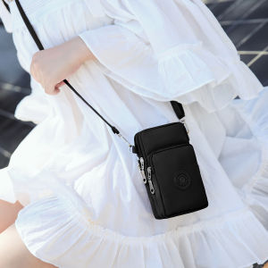 Portable Traveling Big Screen Mobile Phone Bag Womens Mini Bag Shoulder Messenger Bag Coin Purse Halterneck Wrist Bag
