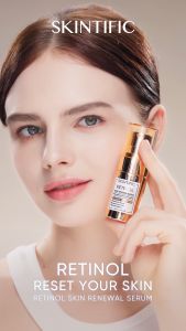 SKINTIFIC Retinol Skin Renewal Serum เซรั่มเรตินอลเพื่อผิวอ่อนเยาว์ 20ml