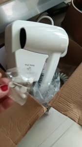 Wall Mounted Hair Dryer Hanging Design Fast Drying Lightweight & Practical