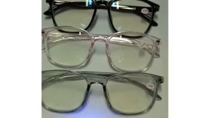 Kacamata minus sudah di lengkapi antiradiasi siap pakai -0.50sampai -4.00 frame kotak besar kanan kiri ukuran sama mines resep optik gaya korea style model terbaru terlaris - lensa minus blueray murah bisa cod