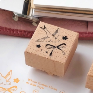 New Arrival Wooden Stamp Series - Kumayankee Rabbit from Macau Candy Rabbit Design Ideal for Business And Daily Learning Needs