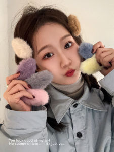 Plush Multi-Color Barrettes Female Fall and Winter Hairpin Forehead Bangs Hair Clip for Broken Hair Barrettes Side Clip Stuffed Clip BB Clip Head Accessories