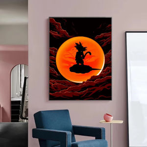 Bandai | Japan Cartoon D-Dragon B-Ball G-Goku Oil Painting By Numbers Home Decor Modern Wall Decor for Living Room Bedroom Gift No Frame