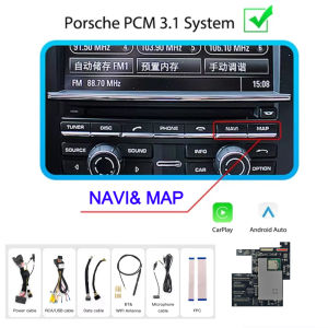 ANYFAR | NEW Wireless CarPlay Android auto For Porsche Panamera Cayenne Macan cayma 911/918 PCM 3.1 Mirror Link AirPlay Support Camera