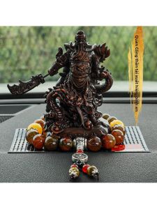 FENGHONGTAO | Tượng Trang Trí Ô Tô Cao Cấp Guan Gong Cho Tablo