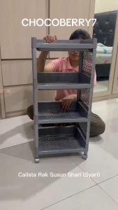 Proses Cepat Rak Apartment Silver Calista Rak 4 Susun Calista Rak Susun 4 Rak Roda Rak Shari Rak Syari