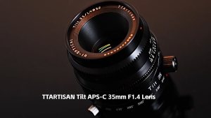 TTArtisan 35mm f1.4 Tilt APS-C เลนส์ เปลี่ยนระนาบโฟกัส Mirroless ( APSC 35 mm f 1.4 / Fuji / Sony / EOS R / L / Nikon Z ) ( EOSR NZ NikonZ SL TL Len Lens ละลาย หลังละลาย เลนส์ละลาย ) ( Geekster )