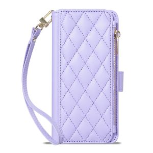 Wallet Small Fragrance Zipper Cardslot Kickstand Magnetic Flip Leather Case For Samsung Galaxy S26 Ultra S25 Plus S24 FE S23 S22