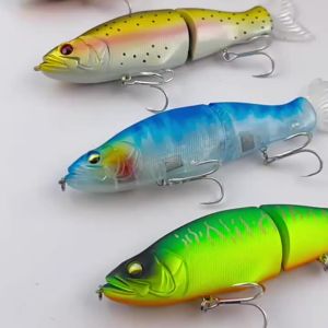 Mồi Câu Giả Hopeblaze 140mm Đa Khớp 33g Có Đuôi TPE Tháo Rời Chìm Chậm Dùng Cho Câu Cá Bass Cá Pike Cá Hồi Ở Nước Mặn Và Nước Ngọt