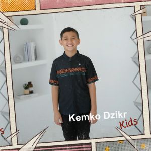 Khoirummah Kemko Jersey Kids Full Print - Kemeja Koko Anak Laki Laki Lengan Pendek - Full Varian