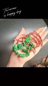 vòng tay tì hưu đá cẩm thạch tự nhiên mix lu thống cẩm thạch và đồng điếu cẩm thạch tự nhiên vòng tay đá phong thuỷ trang sức thiết kế đủ hoá đơn thẻ bảo hành