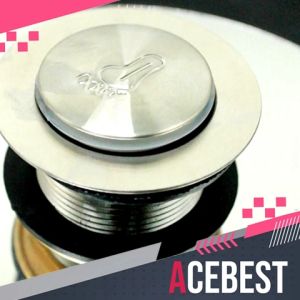 ACEBEST Saringan Pembuangan Air Bathtub Afur Bathtub Afur Injak JS-73
