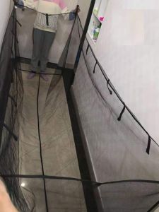 Protective Clothing Bag Outdoor High-Rise Air Clothes Anti-Drop Net Pocket Anti-Lost Windproof Blowing Net Cloth Protective Laundry Bag Anti-Falling Objects