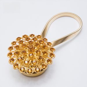 Nordic Style Curtain Tie Set of Two Magnetic Buckle Holder Hook Accessories Creative Simple Modern Small Fresh Home Textile